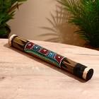 Сувенирный музыкальный инструмент посох дождя "Цветы на поляне" 40х5,5х5,5 см - Фото 4