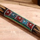 Сувенирный музыкальный инструмент посох дождя "Цветы на поляне" 40х5,5х5,5 см - Фото 5