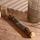 Сувенирный музыкальный инструмент посох дождя "Цветы на поляне" 40х5,5х5,5 см - Фото 6