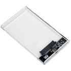 Внешний корпус для HDD/SSD AgeStar 3UB2P4C SATA III USB3.0, пластик, прозрачный, 2.5" - Фото 4