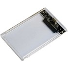 Внешний корпус для HDD/SSD AgeStar 3UB2P4C SATA III USB3.0, пластик, прозрачный, 2.5" - Фото 7