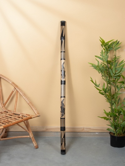 Сувенирный музыкальный инструмент "Посох дождя" 150х5,5х5,5 см МИКС