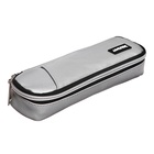 Пенал мягкий, 1 отделение 60 х 220 х 40 мм, объёмный, искусвенная кожа, deVENTE Private, внутренний и внешний карман - фото 25366503