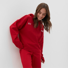 Костюм женский (толстовка и брюки) MIST Punk с вышивкой, р. 40-42, красный - фото 807301972 Костюм женский (толстовка и брюки) MIST Punk с вышивкой, р. 40-42, красный - фото 807301972