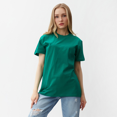 Футболка женская ATA collection, зелёная, размер 48