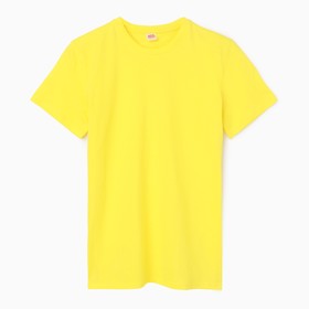 Футболка женская, цвет жёлтый, размер 48