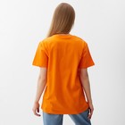 Футболка женская, цвет оранжевый, размер 44 - Фото 4