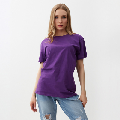 Футболка женская ATA collection, фиолетовая, размер 46