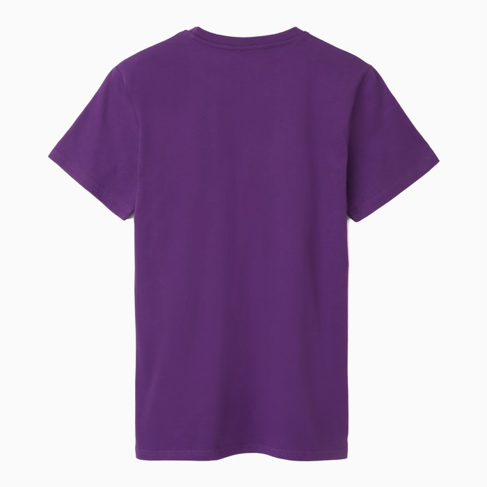 Футболка женская, цвет фиолетовый, размер 52