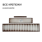 Клумба оцинкованная «Лепесток», d=70 см, высота бортика 15 см, коричневая, Greengo - Фото 6