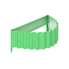 Клумба оцинкованная «Лепесток», d = 70 см, h=15 см, ярко-зелёная, Greengo