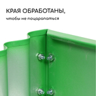 Клумба оцинкованная «Лепесток», d = 70 см, высота бортика 15 см, ярко-зелёная, Greengo - Фото 4