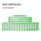 Клумба оцинкованная «Лепесток», d = 70 см, высота бортика 15 см, ярко-зелёная, Greengo - Фото 6