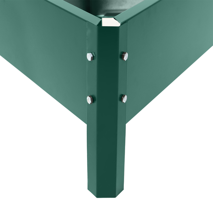 Клумба оцинкованная «Трапеция», d = 60 см, h=15 см, зелёная Greengo - фото 1905195447