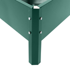 Клумба оцинкованная «Трапеция», d = 100 см, h=15 см, зелёная, Greengo - Фото 11