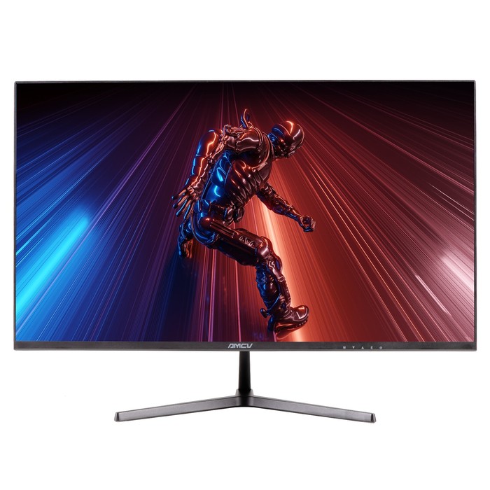 Монитор AMCV M27×3, 27", IPS, 1920×1080, 75Гц, 7 мс, D-Sub, HDMI, чёрный - Фото 1