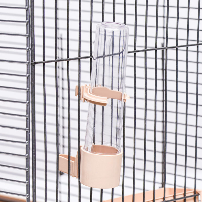 Клетка для птиц "Пижон" №101-Б, разборная, 42 х 30 х 65см (укомплект.) бежевая