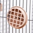 Клетка для птиц "Пижон" №101-Б, разборная, 42 х 30 х 65см (укомплект.) бежевая - Фото 9