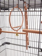 Клетка для птиц «Пижон», 42×30×66 см, разборная, укомплектованная, бежевая - Фото 9