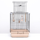 Клетка для птиц "Пижон" №104, разборная, 1 секция, 58 х 40 х 48см, бежевая - Фото 2