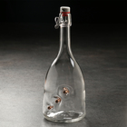 Бутылка с бугельной крышкой для настоек "Непробиваемая. 3 пули" - Фото 1