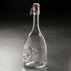 Бутылка с бугельной крышкой для настоек "Непробиваемая. 3 пули" - Фото 2