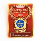 Медаль школьная на Выпускной «Выпускник 2024», на ленте, золото, металл, d = 4 см - фото 11211058