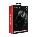 Мышь Xtrike Me GW-600, игровая, беспроводная, подсветка, 1600 DPI, 2.4G, чёрная - фото 9390021