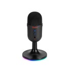 Микрофон Marvo MIC-06 BK, подставка, 3.5мм, кабель 1,8, чёрный - фото 25192003