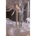 Набор светодиодных свечей, белые, 2×25×2 см, пластик, воск, батарейки АААх2 (не в комплекте), свечение тёплое белое, 2 шт. - фото 58001186