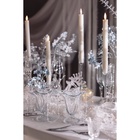 Набор светодиодных свечей, белые, 2×25×2 см, пластик, воск, батарейки АААх2 (не в комплекте), свечение тёплое белое, 2 шт. - фото 58001187