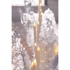 Набор светодиодных свечей, белые, 2×25×2 см, пластик, воск, батарейки АААх2 (не в комплекте), свечение тёплое белое, 2 шт. - фото 58001188