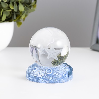 Фигурка светящаяся RISALUX «Морская звезда», LED-ночник, 1 Вт, USB, 6×6×8 см