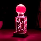 Ночник "Баскетболист" LED 1Вт USB 6х6х14,5см - фото 23905771