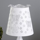 Аромалампа с подсветкой «Цветы» Е27 40 Вт+RGB белый 13×13×30 см - Фото 6