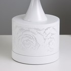 Аромалампа с подсветкой «Цветы» Е27 40 Вт+RGB белый 13×13×30 см - Фото 7