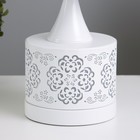 Аромалампа с подсветкой «Узор» Е27 40 Вт+RGB белый 13×13×30 см - Фото 7