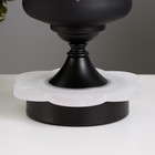 Аромалампа с подсветкой «Листья» GU10 35 Вт+RGB черный 11×11×23 см - Фото 5