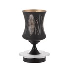 Аромалампа с подсветкой «Листья» GU10 35 Вт+RGB черный 11×11×23 см - Фото 9