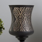 Аромалампа с подсветкой «Узоры» GU10 35 Вт+RGB черный 11×11×23 см - Фото 4