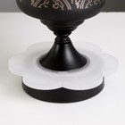 Аромалампа с подсветкой «Узоры» GU10 35 Вт+RGB черный 11×11×23 см - Фото 5