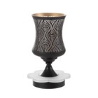 Аромалампа с подсветкой «Узоры» GU10 35 Вт+RGB черный 11×11×23 см - Фото 9