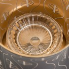 Аромалампа с подсветкой «Листья» GU10 35 Вт+RGB черный 11×11×23 см - Фото 6