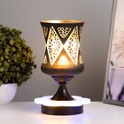 Аромалампа с подсветкой «Фигуры» GU10 35 Вт+RGB черный 11×11×23 см - Фото 2