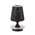 Аромалампа с подсветкой «Цветок» E14 40 Вт +RGB черный 12.5×12.5×23 см - Фото 8