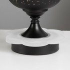 Аромалампа с подсветкой "Узоры" E14 40Вт +RGB черный 12,5х12,5х23 см - фото 9622220