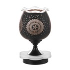 Аромалампа с подсветкой «Узоры» E14 40 Вт +RGB черный 12.5×12.5×23 см - Фото 10