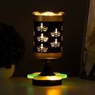 Аромалампа с подсветкой «Фигура» E14 40 Вт +RGB черный 10×10×24.5 см - Фото 3