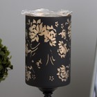 Аромалампа с подсветкой «Цветы» E14 40 Вт +RGB черный 10×10×24.5 см - Фото 4