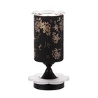 Аромалампа с подсветкой «Цветы» E14 40 Вт +RGB черный 10×10×24.5 см - Фото 8